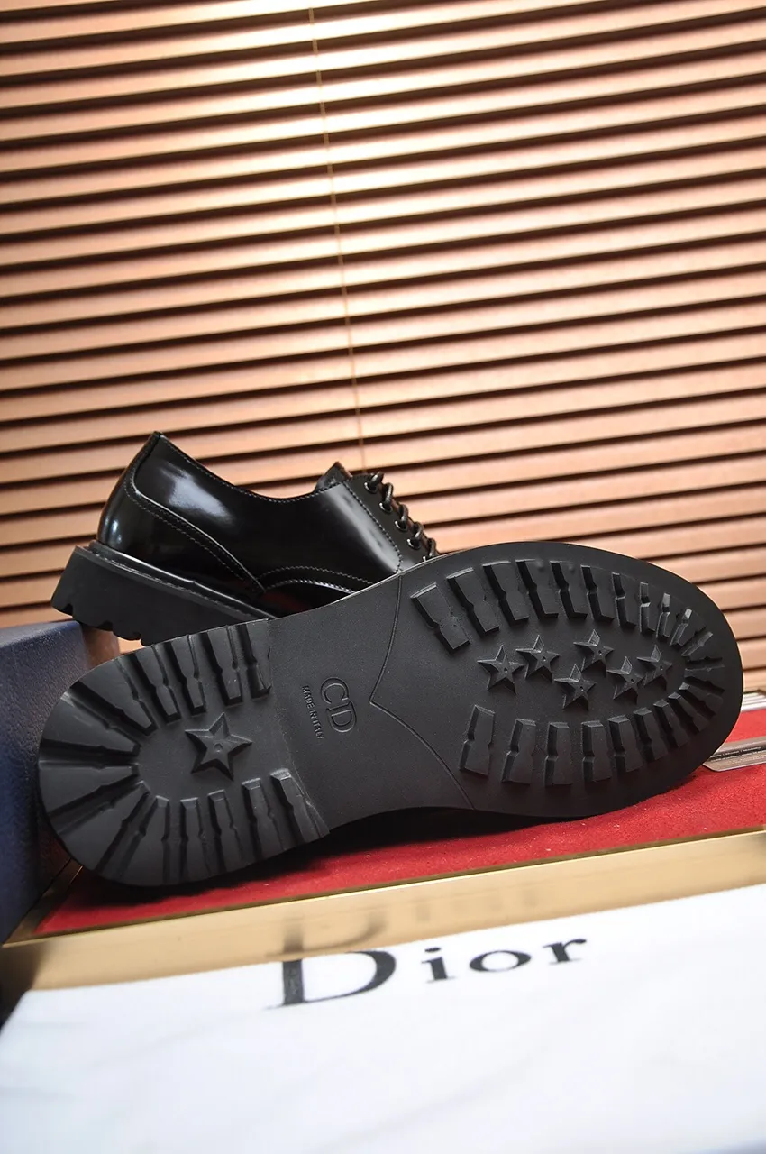Men's shoes 💰700💶[Dior] (water-dyed cowhide lining) Dior original 1:1 high-quality factory, imported original materials, imported raw cowhide, water-dyed cowhide lining, original TPU outsole, code number: 39-44 (customized at 38.45)